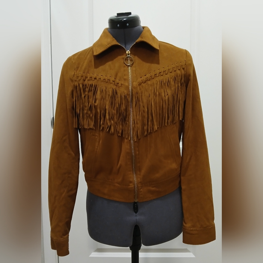 Forever 21 Brown‎ Fringe Jacket